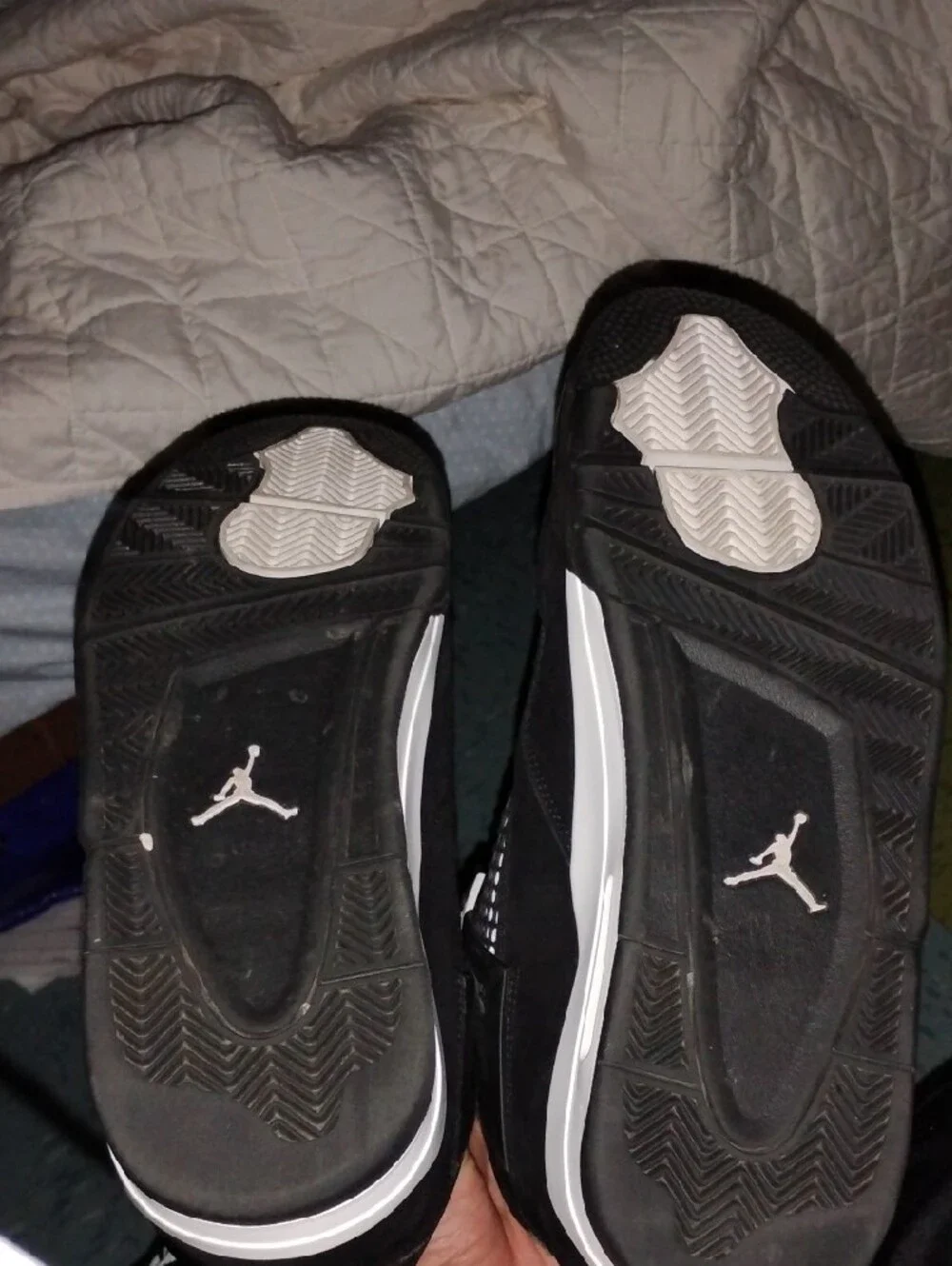 Men's Air Jordan 4 White Thunder dead Stock